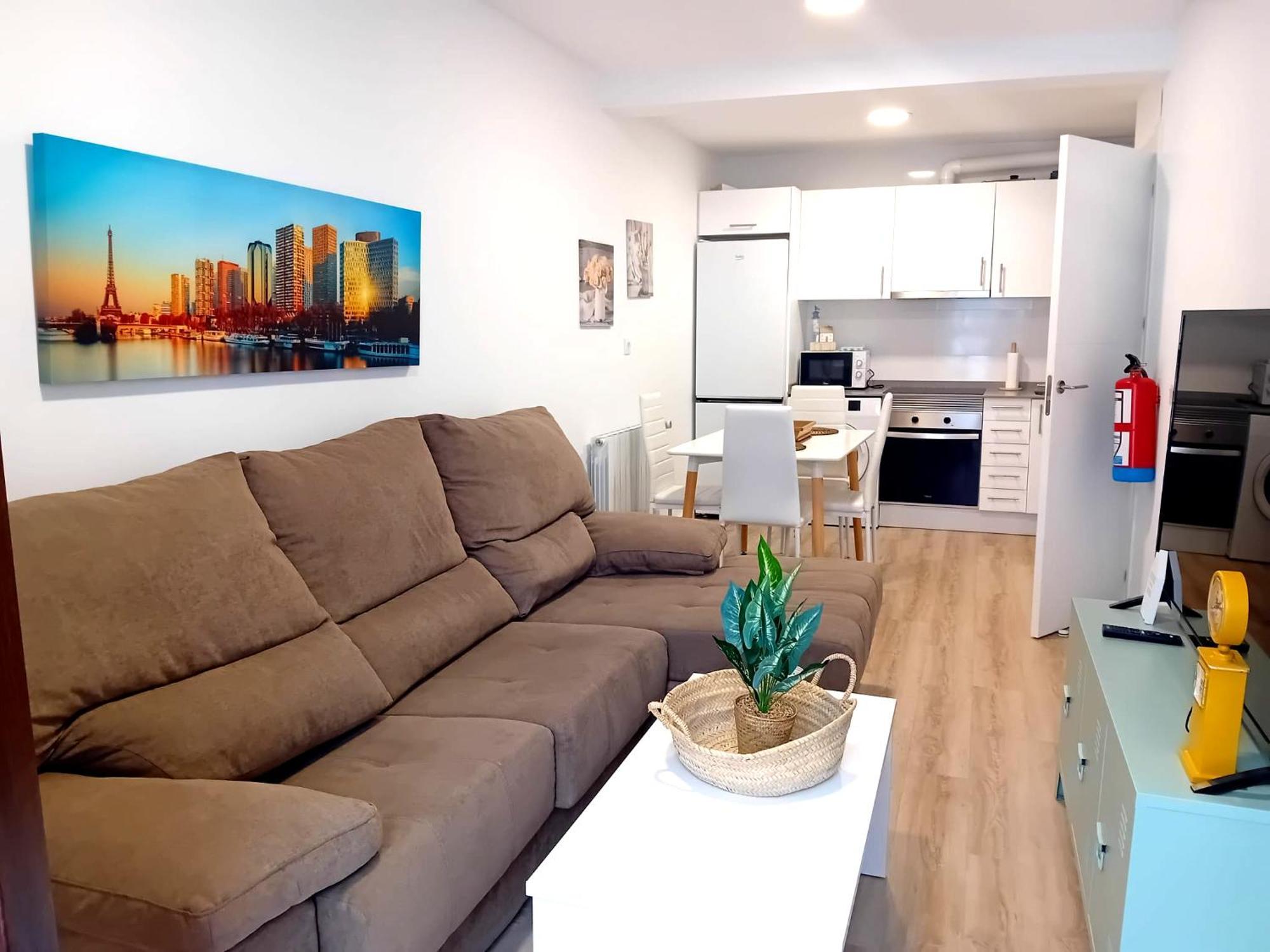 Apartamento Santarene Pleno Centro Santander Exterior foto